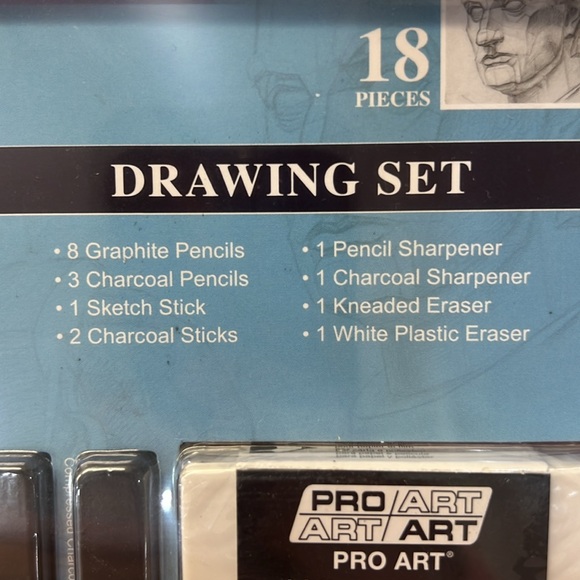 Drawing Set New 22 Piece Set - Picture 4 of 4